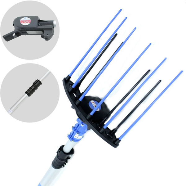Campagnola Nuovo Holly - Aluschaft - 330 - 245 cm - Batteriebetriebener Olivenrüttler