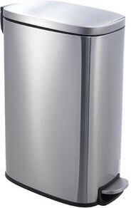 YUN Step Trash Can, Stainless Steel Pedal Bin with Slow Close Lid & Inner Bucket