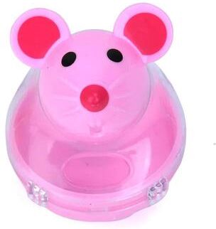 Uplifted Finds Mouse Logic Tumbler Treat Dispenser pink