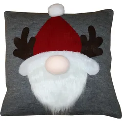 Kissen NIKOLAUS (BH 40x40 cm) - grau - BH 40x40 cm