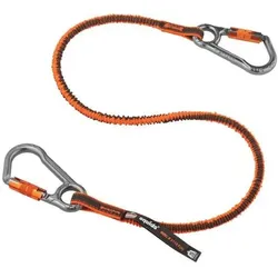 Magni, Werkzeugwand, Ergodyne Squids 3118F(x) Werkzeug-Schlüsselband mit doppelter Verriegelung, Karabiner 6,8 kg, Orange