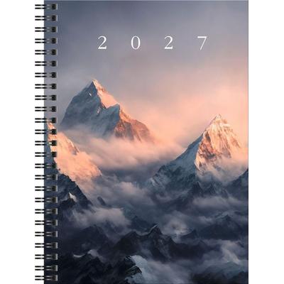 rido/idé 7021807017 Buchkalender Mod. Timing 1 2027 'Mountain' A5, Papier