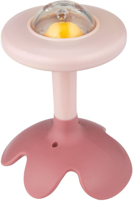 Canpol babies Sensory Rattle hochet avec anneau à mordiller Pink 1 pcs