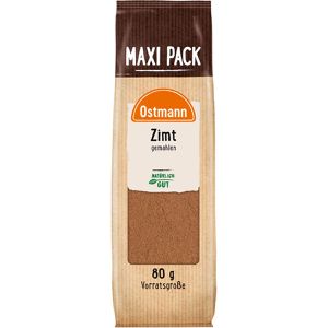 Ostmann Zimt Cassia, im Beutel, gemahlen, 80 g