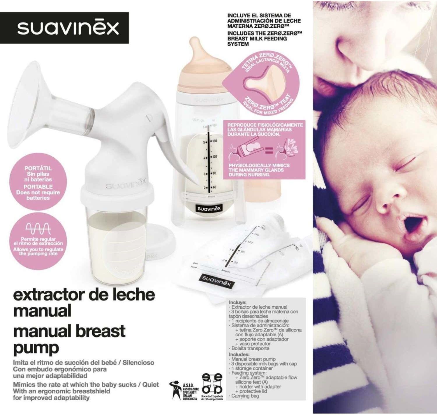 Suavinex Extractor de Leche Manual Zero Zero 1ud