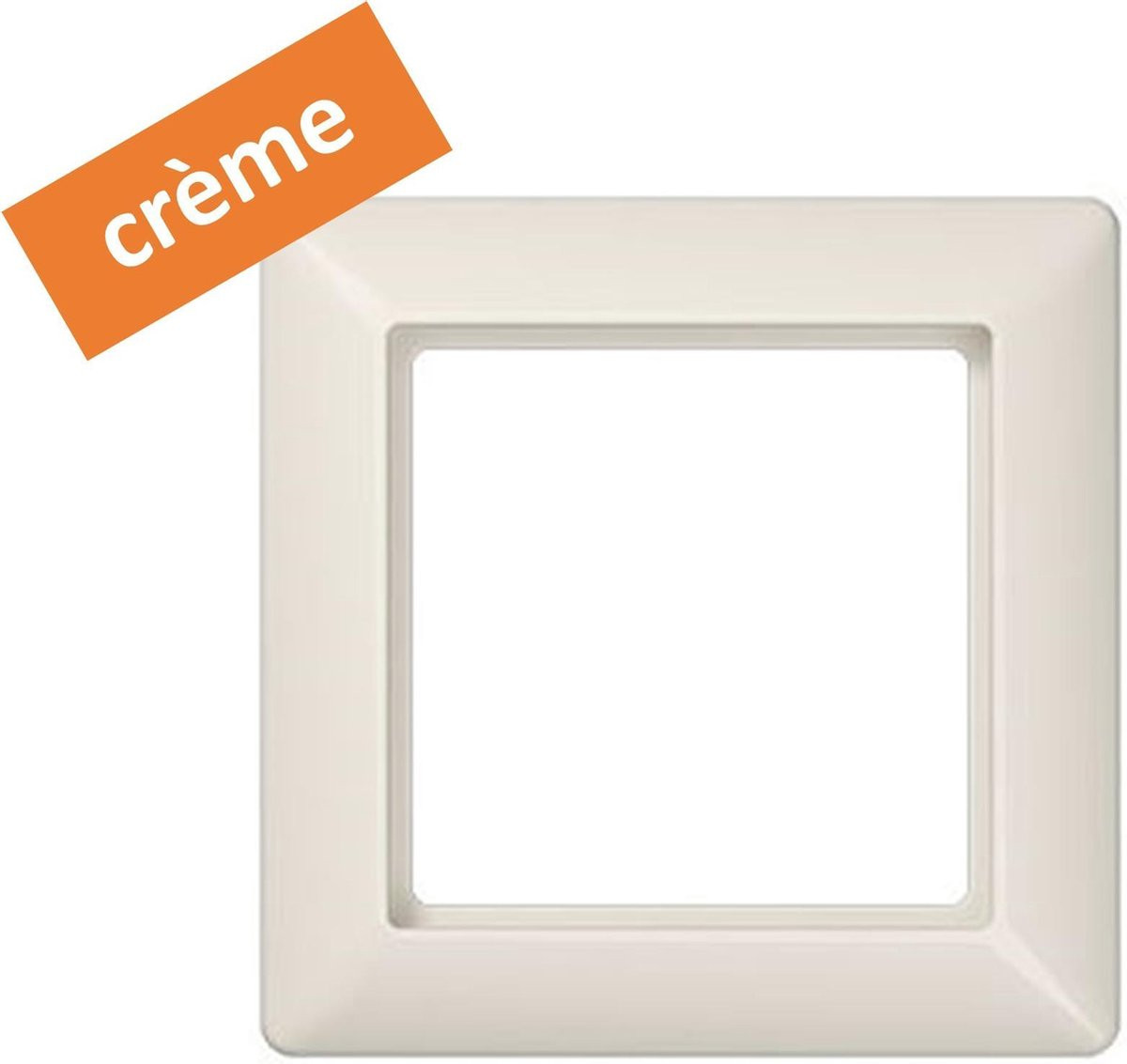 JUNG AS500 enkelvoudig afdekraam creme
