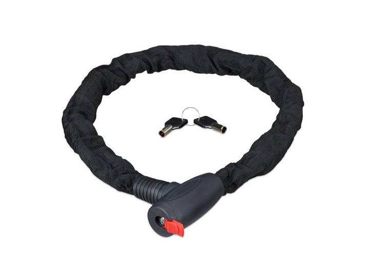 Relaxdays Kettenschloss SECURE 100cm