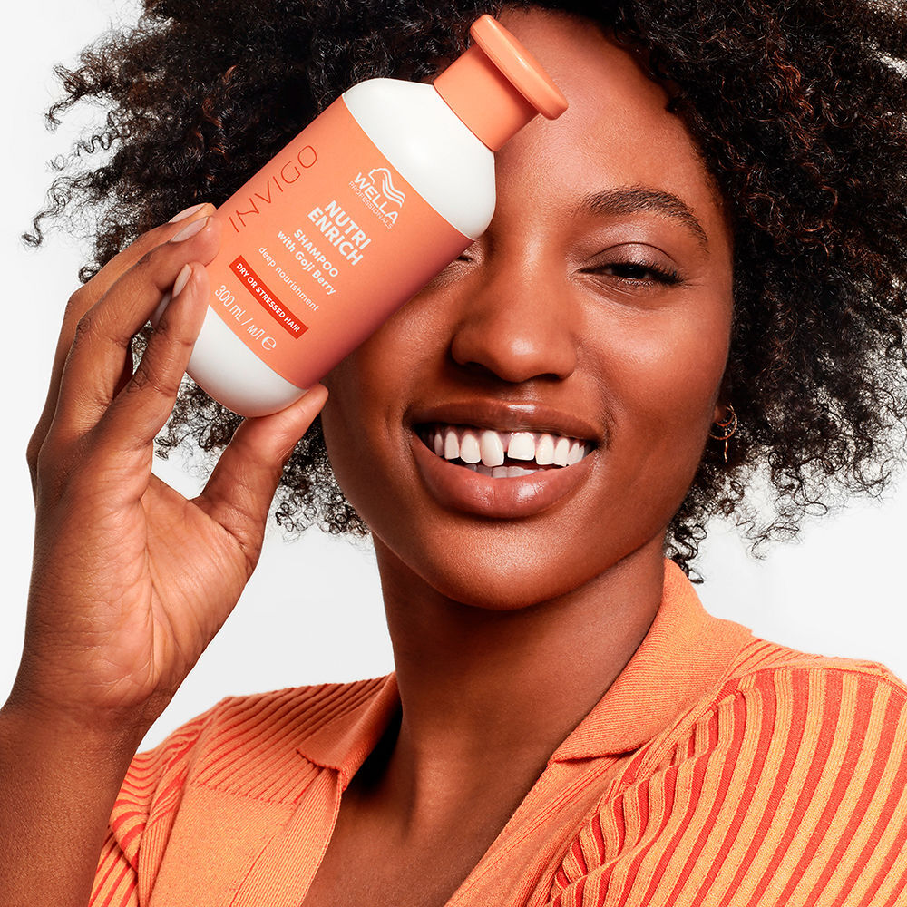 Wella Professionals Invigo NUTRI-ENRICH Shampooing Nutrition Profonde pour Cheveux Secs/Abîmés 1000 ml