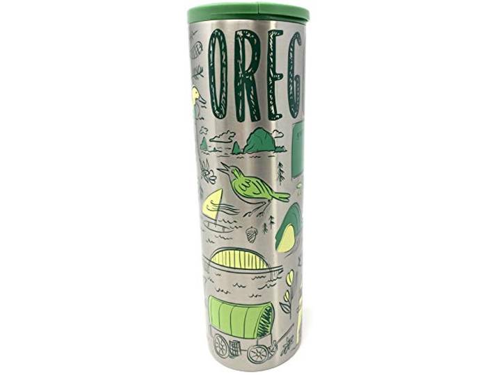Starbucks Oregon Kaffeebecher aus Edelstahl, vakuumisoliert, 473 ml