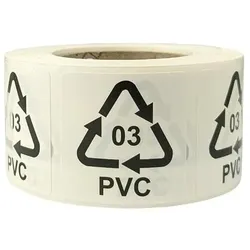Transpak, Etiketten, Etiketten f.Italien Masse 35x35mm Haftfolie weiss selbstklebend Aufdruck 03 PVC