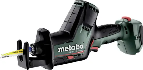 Metabo SSE 18 LTX BL Compact Akku-Säbelsäge 602366840 ohne Akku, inkl. Koffer 18 V