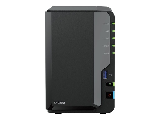 Synology Disk Station DS225+ - NAS-Server - 8 (DS225++2XHAT3300-4T)