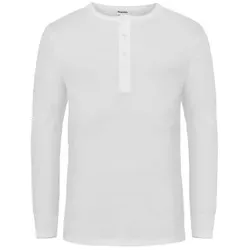 Resteröds Organic Cotton Grandpa Long Sleeve Weiß Ökologische Baumwolle Medium Herren