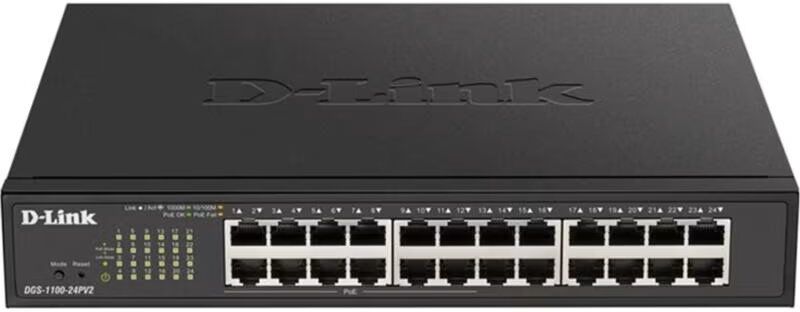 Switch D-Link 24 Puertos 10-100-1000 Gestionable Poe 12 Talla Única Unisex