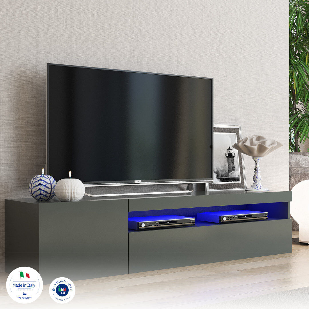Zipcode Design Mariella TV Stand for TVs up to 65" Anthracite 65"