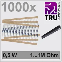 Tru Components TC-12888480 T22P083 Metallschicht-Widerstand Sortiment axial bed, Widerstand