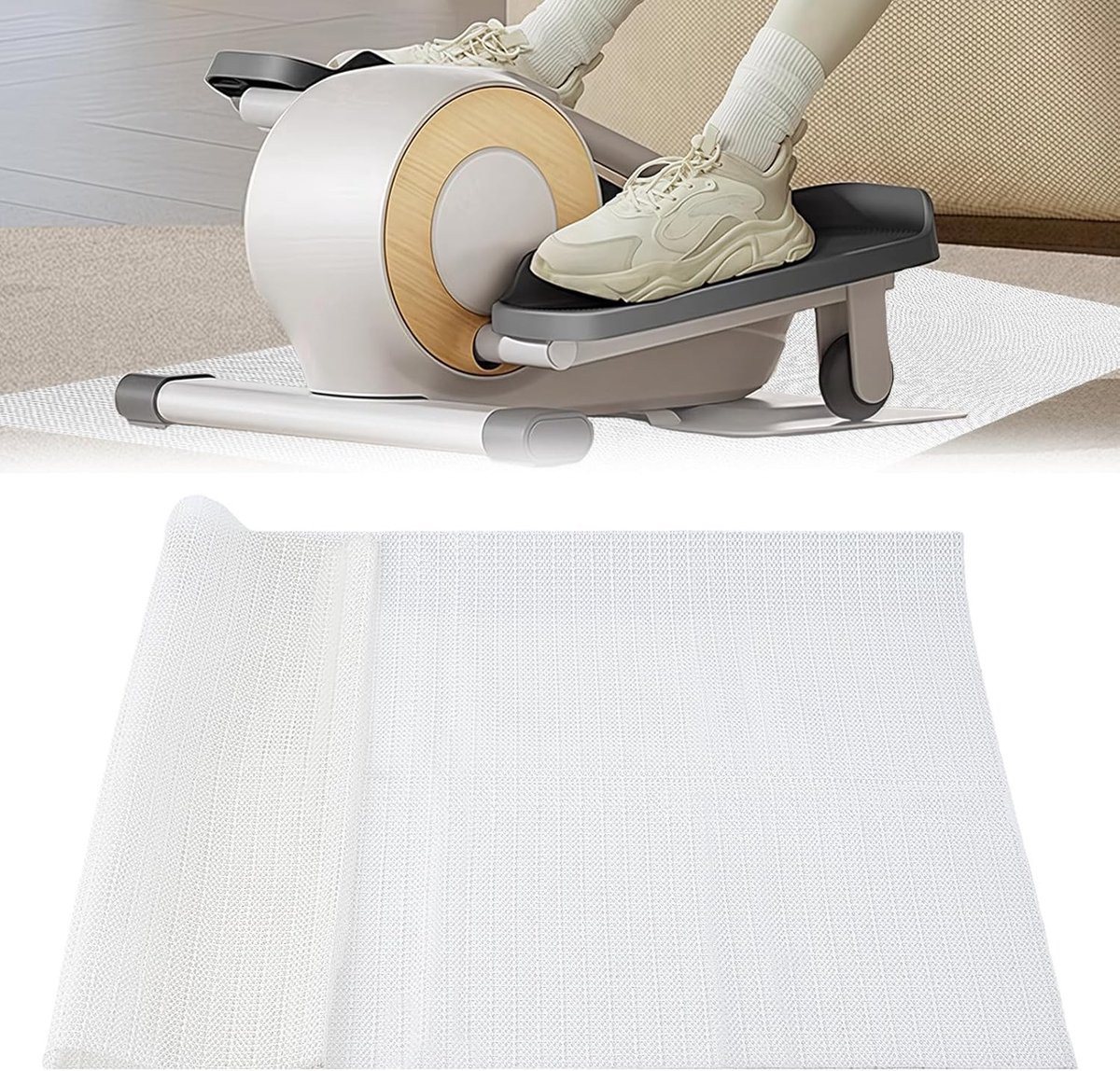Antislipmat voor elliptische oefeningen en gymnastiekapparatuur, 60 x 40 cm