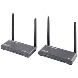 SpeaKa Professional SP-HDE-620 HDMI-Funkübertragung (Set) 100 m 5 GHz 3840 x 2160 Pixel KVM-Funktion (Tastatur, Bildschirm, Maus), mit Loop-Funktion SP-12811660