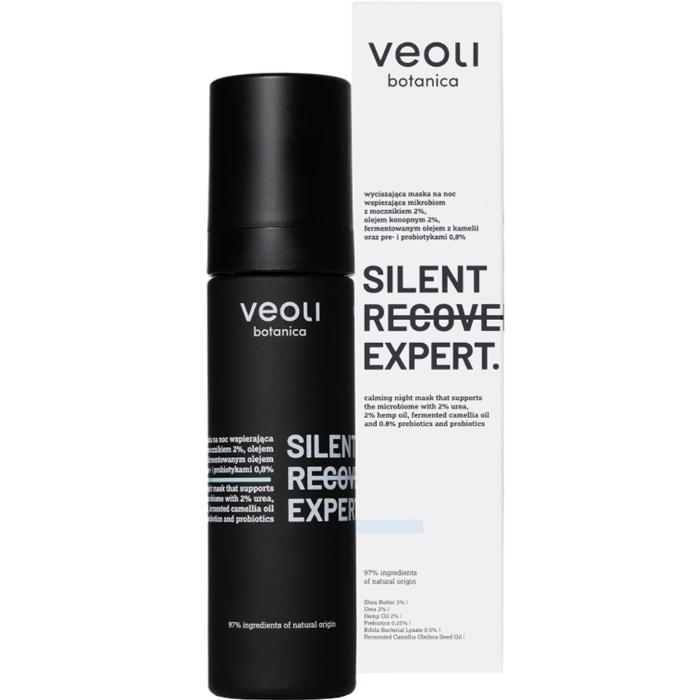 Veoli Botanica Silent Recovery Expert Calming Night Mask Supports Microbiome 30mL