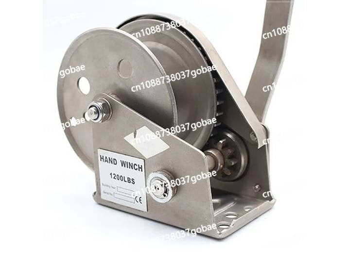 Treuil manuel bidirectionnel en acier inoxydable 304, petit treuil domestique autobloquant, treuil manuel