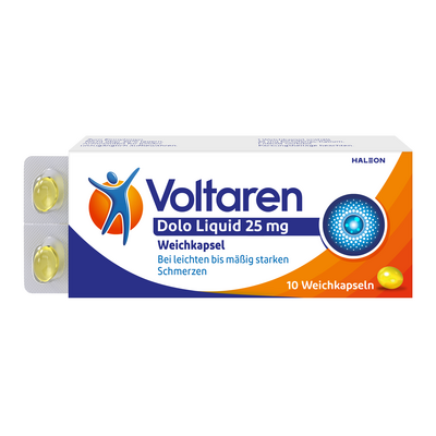 Haleon Germany GmbH VOLTAREN Dolo Liquid 25 mg Weichkapseln 20 St 05023939