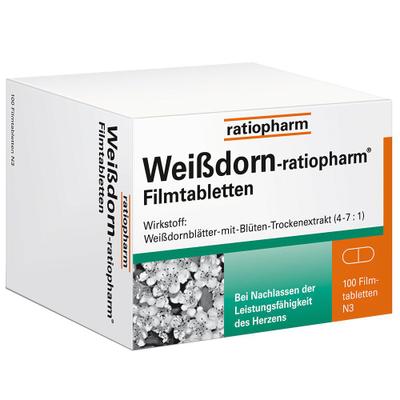 Weissdorn-Ratiopharm Filmtabletten 100 St
