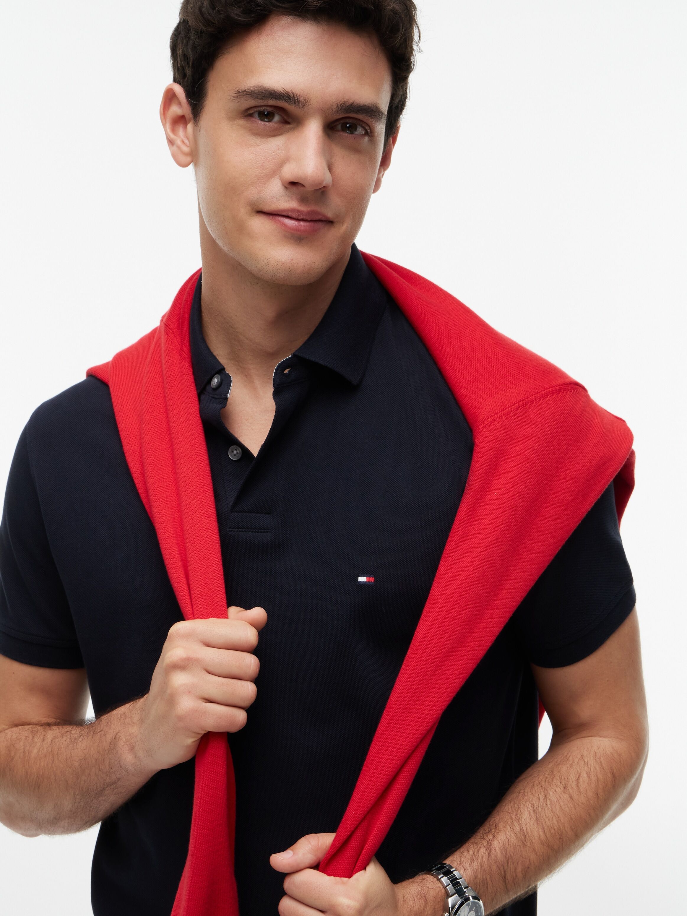 Tommy Hilfiger "1985 REGULAR POLO" aus hochwertiger Baumwoll-Piqué-Qualität