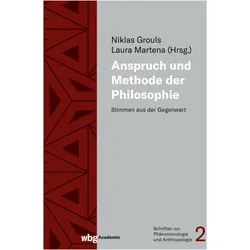 Anspruch und Methode der Philosophie, Fachbücher von Laura Martena, Niklas Grouls