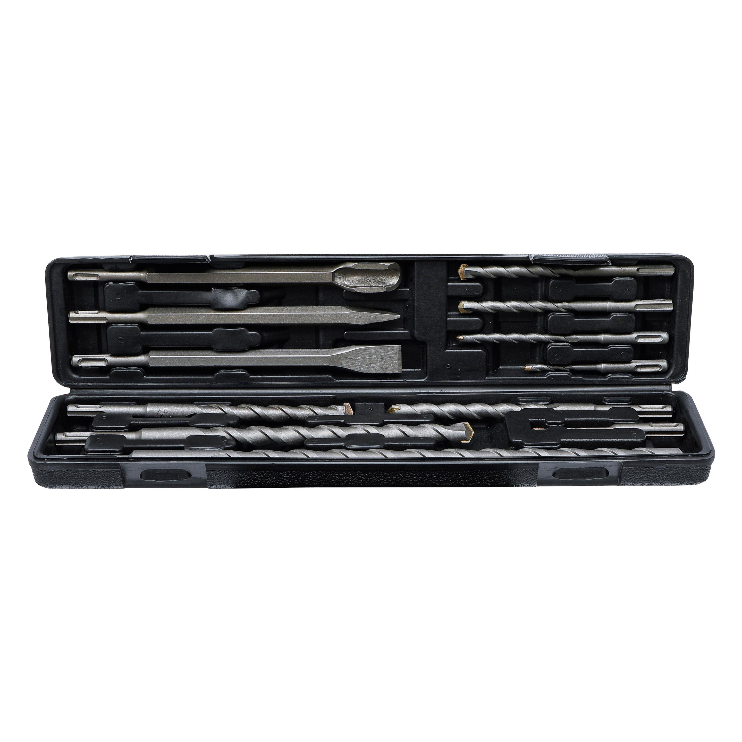 BGS Hammer-, Bohrer- und Meissel-Satz SDS-Schaft, Hartmetallspitze 5 - 20 mm 12-tlg. (10 mm, 12 mm, 14 mm, 16 mm, 18 mm, 20 mm, 5 mm, 6 mm, 8 mm) (2005)