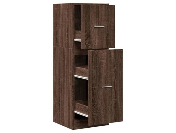 YUTAASU Apothekerschrank Eichen-Optik 40x41x118 cm Holzwerkstoff