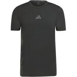 ADIDAS Herren Shirt Designed 4 Training 3-Streifen, Größe XXL in Schwarz Schwarz