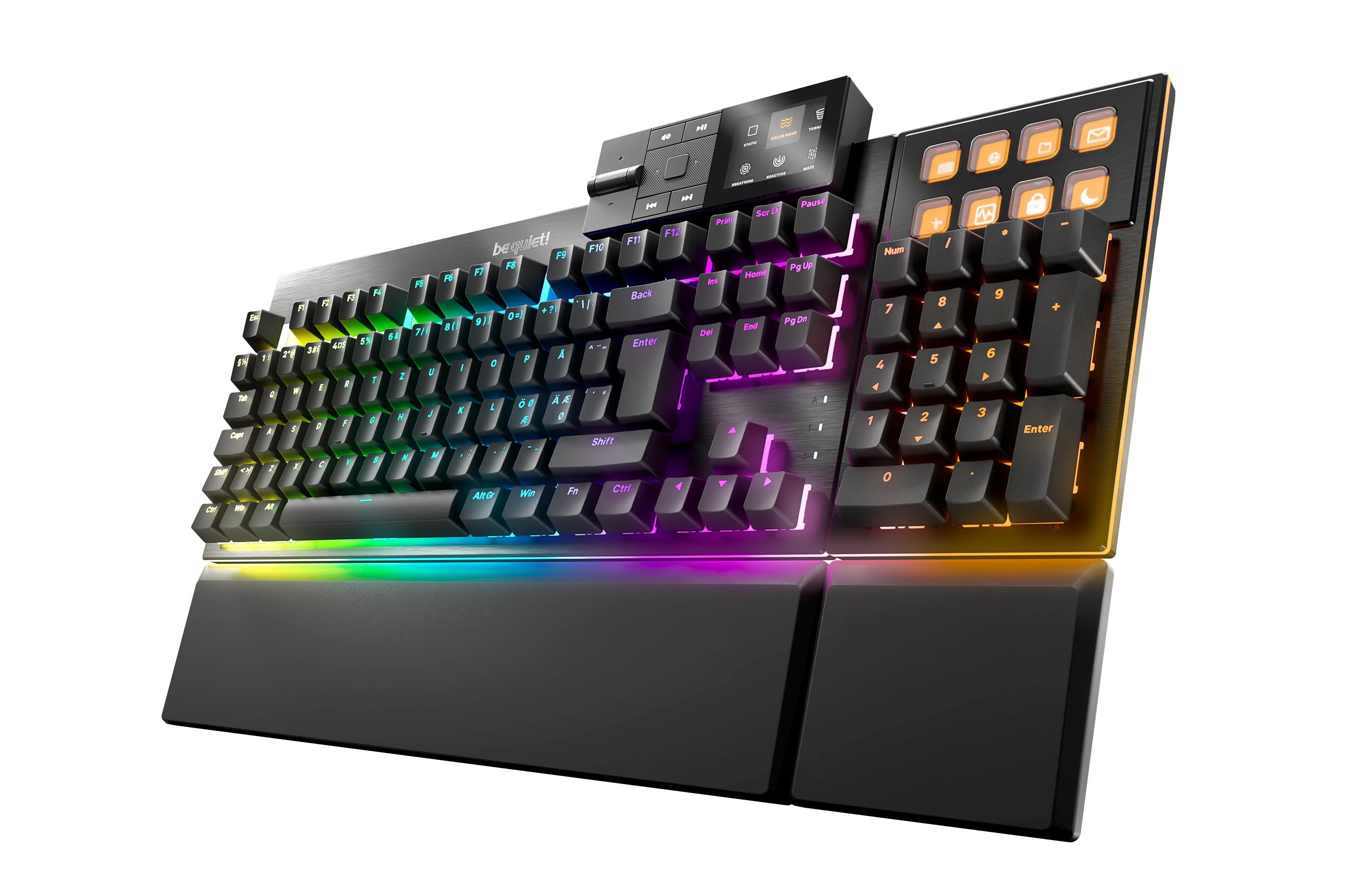 Be quiet! DARK MOUNT SILENT TACTILE Kabelgebundene Gaming Tastatur schwarz BT002DE