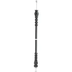 Viega Bowdenzug 721954 1070mm, für Überlänge, Kunststoff schwarz, Seil Edelstahl