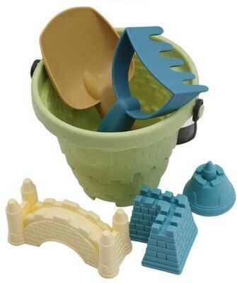 Perfect Picks Market Kids Beach Sensory Bucket Set Sand Toys For Kids With Water Play Tools green Style2