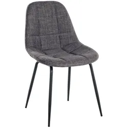 CLP Stuhl Tom Stoff   Farbe: hellgrau, Material: Stoff
