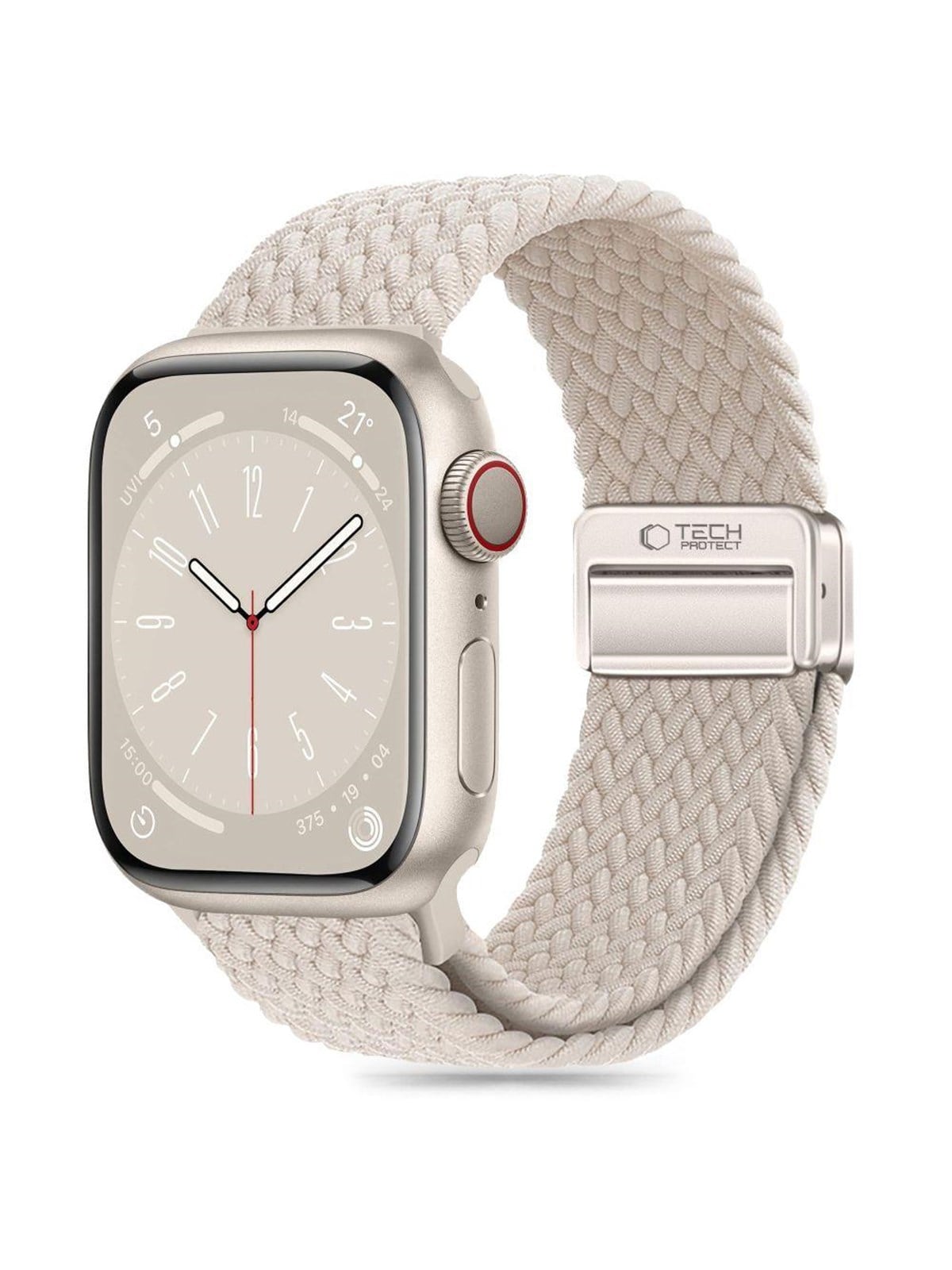 Tech-Protect Nylonmag Strap for Apple Watch 4 / 5 / 6 / 7 / 8 / 9 / SE (38 / 40 / 41 mm) - Beige