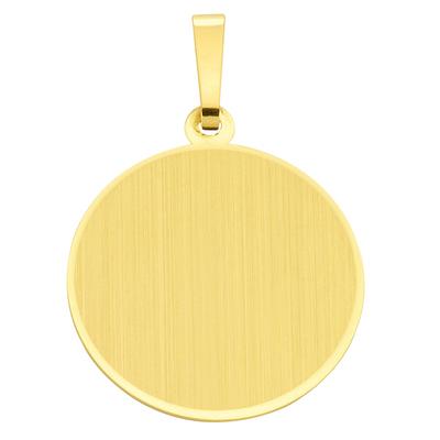 Kettenanhänger ADELIA´S "Gravurplatte 585 Gold ( 14K )", gold, Schmuckanhänger, Damen, Gold, Kettenanhänger, Goldanhänger