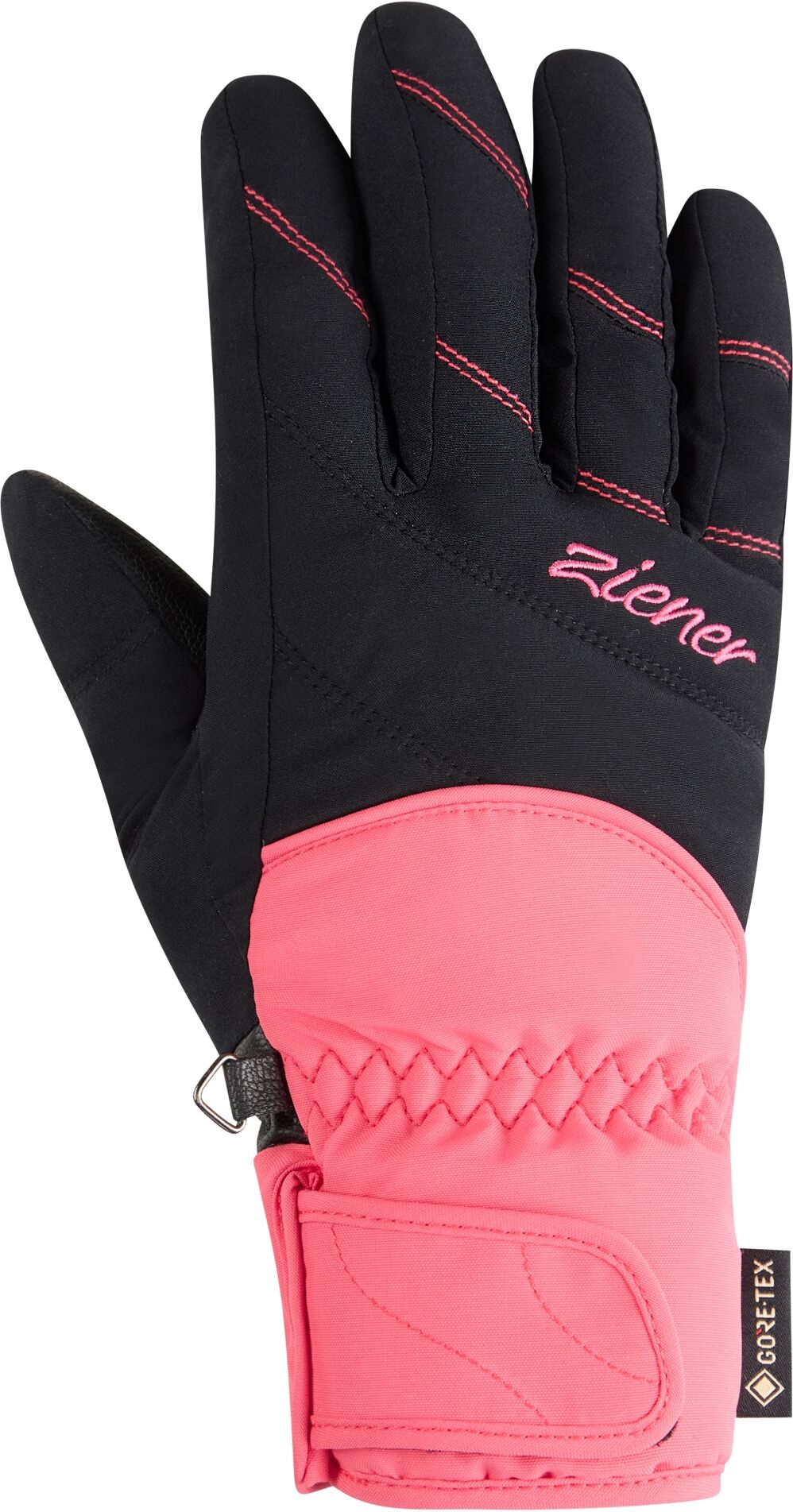 Skihandschuhe ZIENER "KATIMA-Z GTX glove lady", Damen, Gr. 7.5, rosa (pink lilly), Materialmix, Handschuhe Skihandschuhe pink lilly 7.5