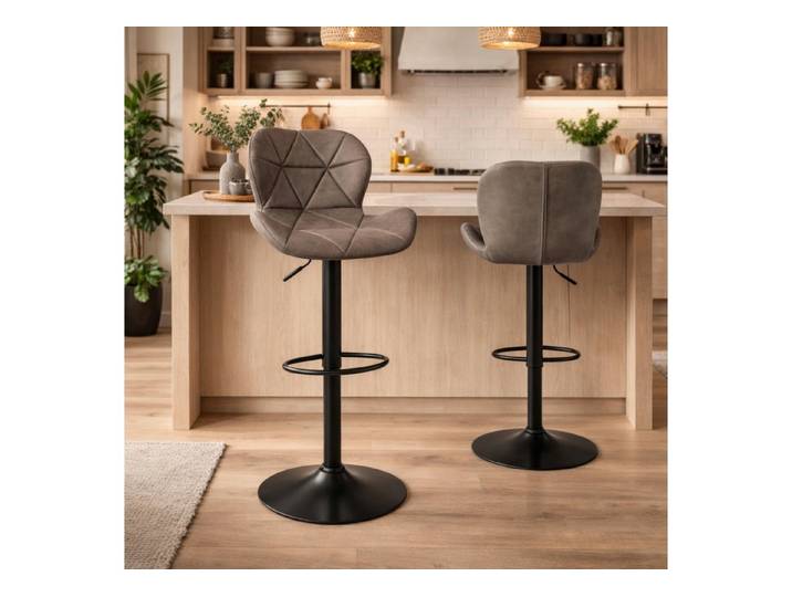 HAGO Barhocker Barhocker Stuhl Bistrohocker Tresenstuhl Hocker Samt Höhenverstellbar