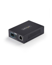 StarTech.com 10GbE to SFP+ Media Converter Glasfaser LWL 10 Gbps Ethernet RJ-45 (MCM10GSFP2)