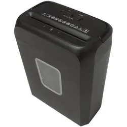 Monolith Aktenvernichter »C237« Partikelschnitt bis 6 Blatt schwarz, 29.8x31.5x17.6 cm