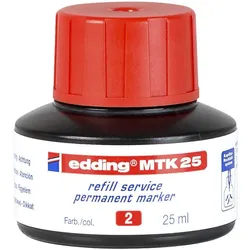 edding Nachfülltinte rot