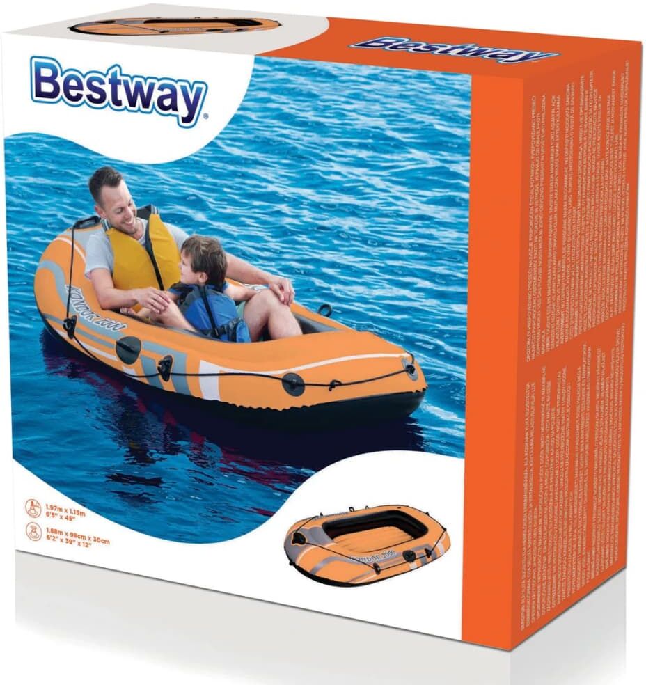 Bestway Bateau gonflable Kondor 2000 61100