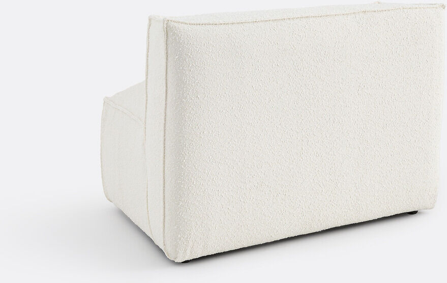 LA REDOUTE INTERIEURS Elément d'angle ouvert pour canapé modulable, en bouclette, SEVEN