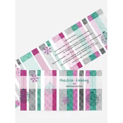 Weihnachts Einladungskarten selbst gestalten mit Spruch und Fotos im Onlinedesigner bei Meine-Kartenmanufaktur.de