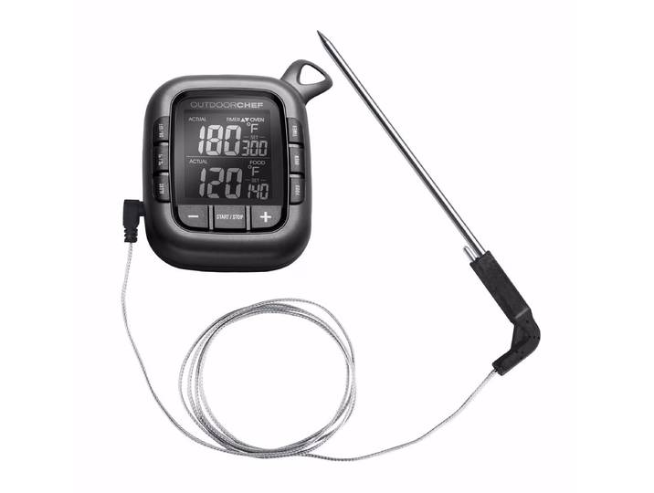 OUTDOORCHEF Gourmet Check – Holzkohle/Briketts/Grill Anzünder – grau