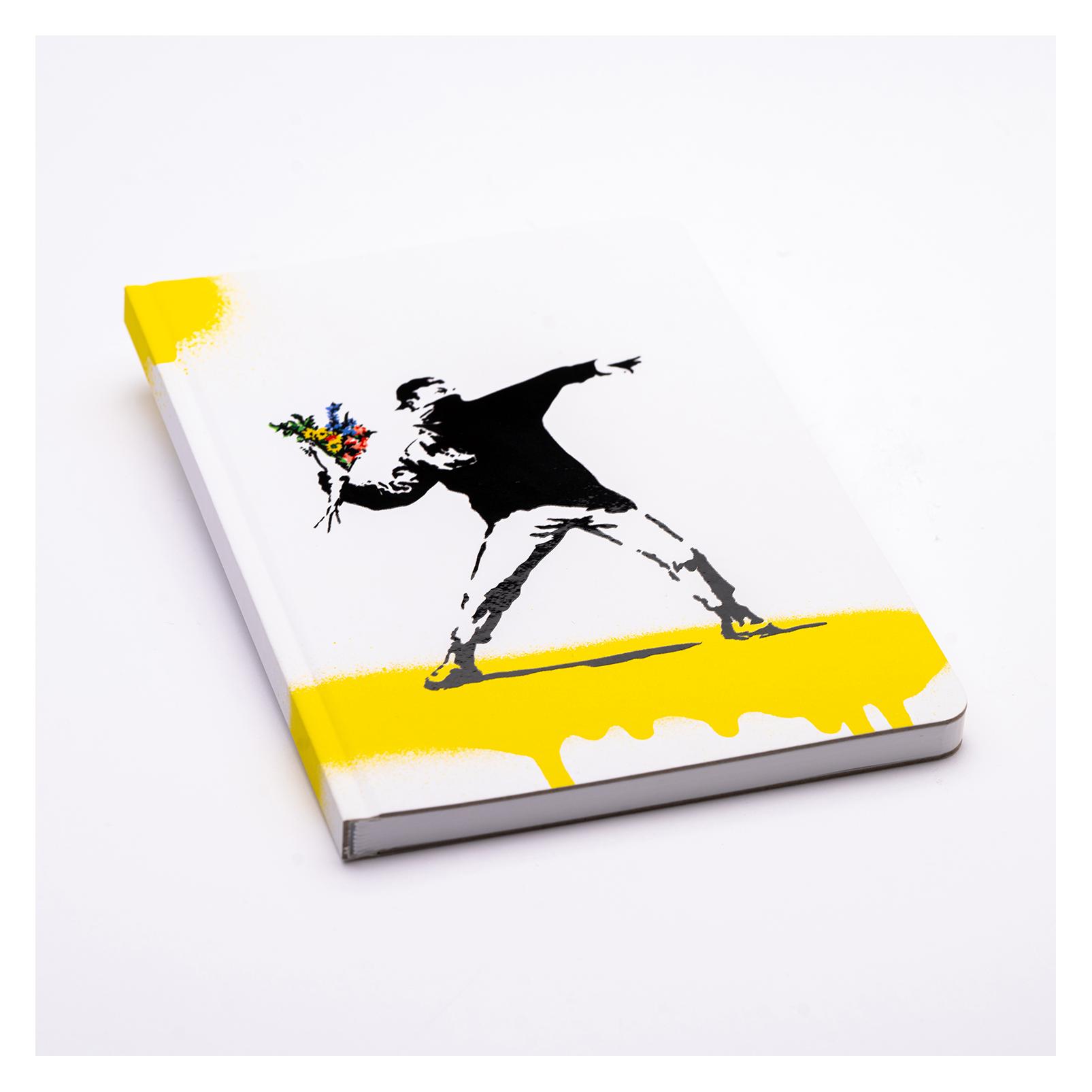 Pininfarina Notizbuch Banksy, 14x21 cm, 128 Seiten, Blume (A5, Weicher Einband) (47789133)