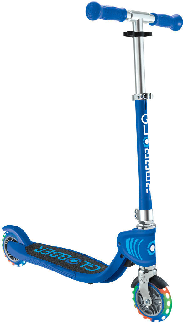 Globber Flow Foldable Junior 2 Wheel Scooter Blue
