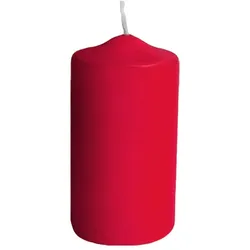 40x Stumpenkerzen Ø 40 x 80 mm 10 Stunden Brenndauer rot