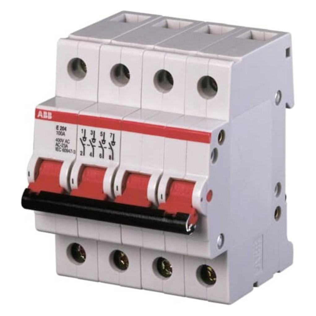 ABB STOTZ-KONTAKT Hauptschalter 63A 4p. gr E204/63G (2CDE284001R1063)